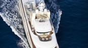 View from the top at the E&E charter yacht designed by Vripack with interior by Art-Line Interiors View from the top at the E&E charter yacht designed by Vripack with interior by Art-Line Interiors