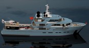 58m Explorer Yacht Ranger by ISA and Egg and Dart Design