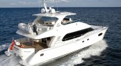 Horizon PC58 superyacht running Horizon PC58 superyacht running