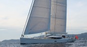 Superyacht Salperton IV sailing with her new Southern Spars rig - Photo Southern Spars 