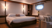 Christian Liaigre designed interior of the sailing yacht Rosehearty by Perini Navi