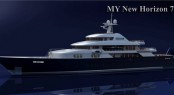 74m luxury yacht NEW HORIZON by Trinity Yachts