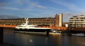 Motor Yacht Kaiser In the Harbour of Bremen - Photo credit to Ferdinand Rogge