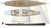 Proteksan & Turquoise 192´ sailing yacht by Hoek Design