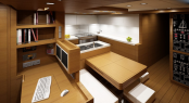 SW 102 DS sailing yacht by Southern Wind - Galley