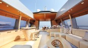 Shooting Star - Main Saloon Roof Open - by Danish yachts