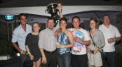 Yacht Teleost winner of the Nelson's Dockyard Marina Yacht Party Award at the Antigua Yacht Charter Show