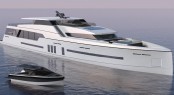 47m motor yacht and 8m superyacht tender by C.Way Pty