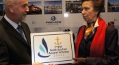 5 Gold Anchors award from the hands of Princess Anne