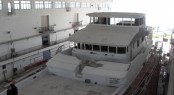 Construction of the first Nordhavn 120 Superyacht In Progress