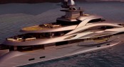 H2 90m motor yacht MARS engineered by Fincantieri Yachts