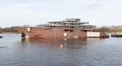 Launching of the mega yacht NIKI by Lurssen - Niki Yacht is designed by Espen Oeino and will feature interior by Aileen Rodriguez