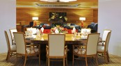 Lurssen motor yacht TV - Dining - Indoor Outdoor Flow