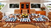On board luxury charter yacht Golden Compass On board luxury charter yacht Golden Compass