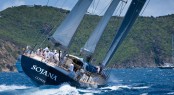 Peter Harrisons 115´ super yacht Sojana Christophe Jouany Les Voiles de Saint-Barth Peter Harrisons 115´ super yacht Sojana Christophe Jouany Les Voiles de Saint-Barth