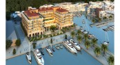 Porto Montenegro Superyacht Marina - view from above