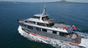 Stylish charter yacht VvS1 now available in the Mediterranean