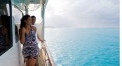 Taking in the beautiful turquoise waters of Tahiti on board charter yacht MISS KULANI - Photo by Tim McKenna Photography© Taking in the beautiful turquoise waters of Tahiti on board charter yacht MISS KULANI - Photo by Tim McKenna Photography©