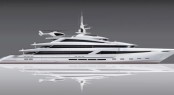 Team For Design Enrico Gobbi 75m Motor Yacht Concept for Rossi Navi