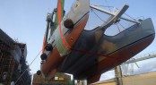 The Launch of the First 2012 Yacht - Sunreef 70 sailing yacht POMAIKAâI