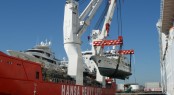 Yacht Path heavy lift cargo vessel MV HHL Tokyo