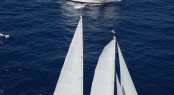 2012 RORC Caribbean 600 Day 4 - an epic battle between 180´ sailing yacht Adela and 154´ Windrose of Amsterdam