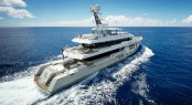 45m Expedition Charter Yacht BIG FISH enroute to the South pacific and available for charter in Tahiti.