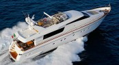 CMC Marine Stabilis Electra used for the first time on the luxury motor yacht Sanlorenzo 82