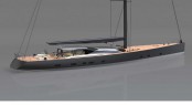 Dubois designed 46m sailing yacht Hull 3067 in build by Vitters
