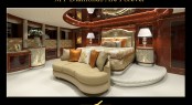 FB253 megayacht Diamonds Are Forever Master suite FB253 megayacht Diamonds Are Forever Master suite