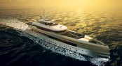 Heesen 50m motor yacht YN 16750 with FDHF by Van Oossanen Naval Architects Photo credit Omega Architects