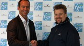 James BrookeFestival Director, seals the Cowes Fest deal with Cowes Yacht Haven&acirc;��s Managing Director, Jon Pridham Photo by H. Thornycroft