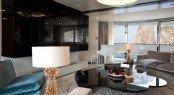 Luxury Superyacht Quinta Essentia - Main saloon with the baby grand piano in the background