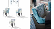 Motor Yacht Quinta Essentia - Dining chairs designed by Michela Reverberi