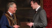 Sunseeker Yachts Apprentice receives Queens Medal by HRH Prince of Wales Sunseeker Yachts Apprentice receives Queens Medal by HRH Prince of Wales