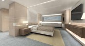 The 35m Arcadia 115 M´Ocean Superyacht Owner´s Suite The 35m Arcadia 115 M´Ocean Superyacht Owner´s Suite