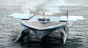 The 35m catamaran yacht MS T&Atilde;&raquo;ranor PlanetSolar
