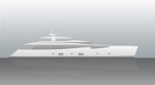 The 46m luxury motor yacht 368 designed by Dubois Yachts