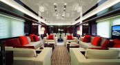 The luxury motor yacht Domani Main salon The luxury motor yacht Domani Main salon