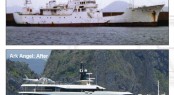 55m motor yacht Ark Angel (ex Galapagos) before and after her refit by HYS Yachts