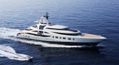 96 m mega yacht Palladium built by Blohm & Voss designed by Michael Leach Design
