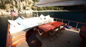 DEA DELMARE (ex Dragonfly) charter gulet - Aft Deck