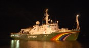'Greenpeace Flagship - Esperanza arriving at Port Blair India' - Credit Asia Pacific Superyachts Andamans & India