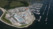 Hamble Point Boat Show - birds view