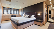 Master Cabin aboard Mangusta 92 motoryacht