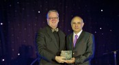 Mr  Mohammed Shamaa the President of AMIA (right) Michael Horrigan CEO for Mourjan Marinas IGY (left)