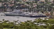 Port Louis Marina visited by numerous Superyachts