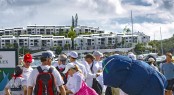 Preparing for the start of the International Rolex Regatta 2012 Photo by Rolex Ingrid Abery