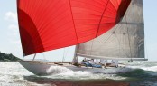 The J Class replica sailing yacht Savannah is competing on June 30th - Photo Courtesy of owner Hugh Morrison