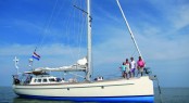 The family de Mol sailing aboard the Bestewind 50 sailing yacht Abel T